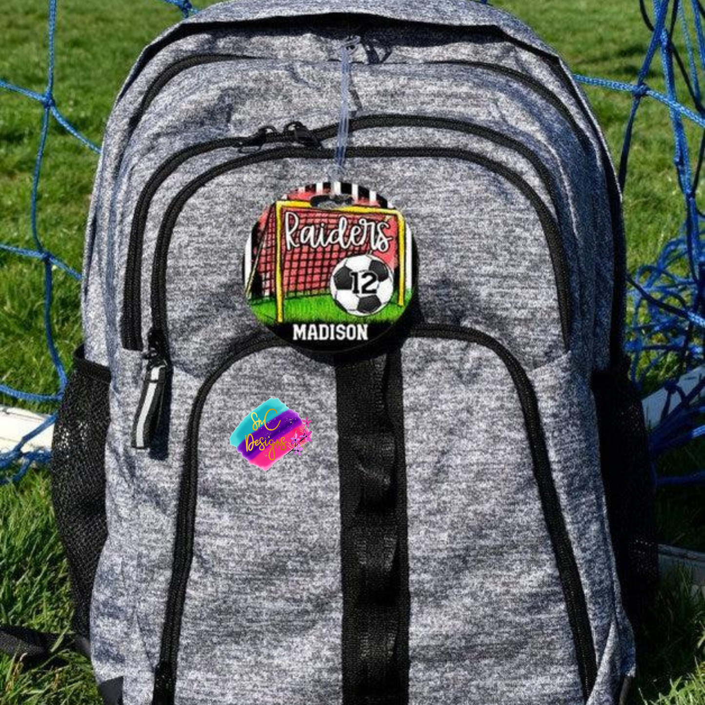 Soccer Goal Bag Tags