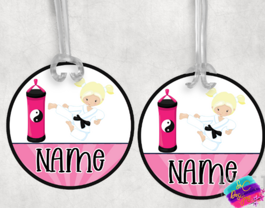 Karate Bag Tags