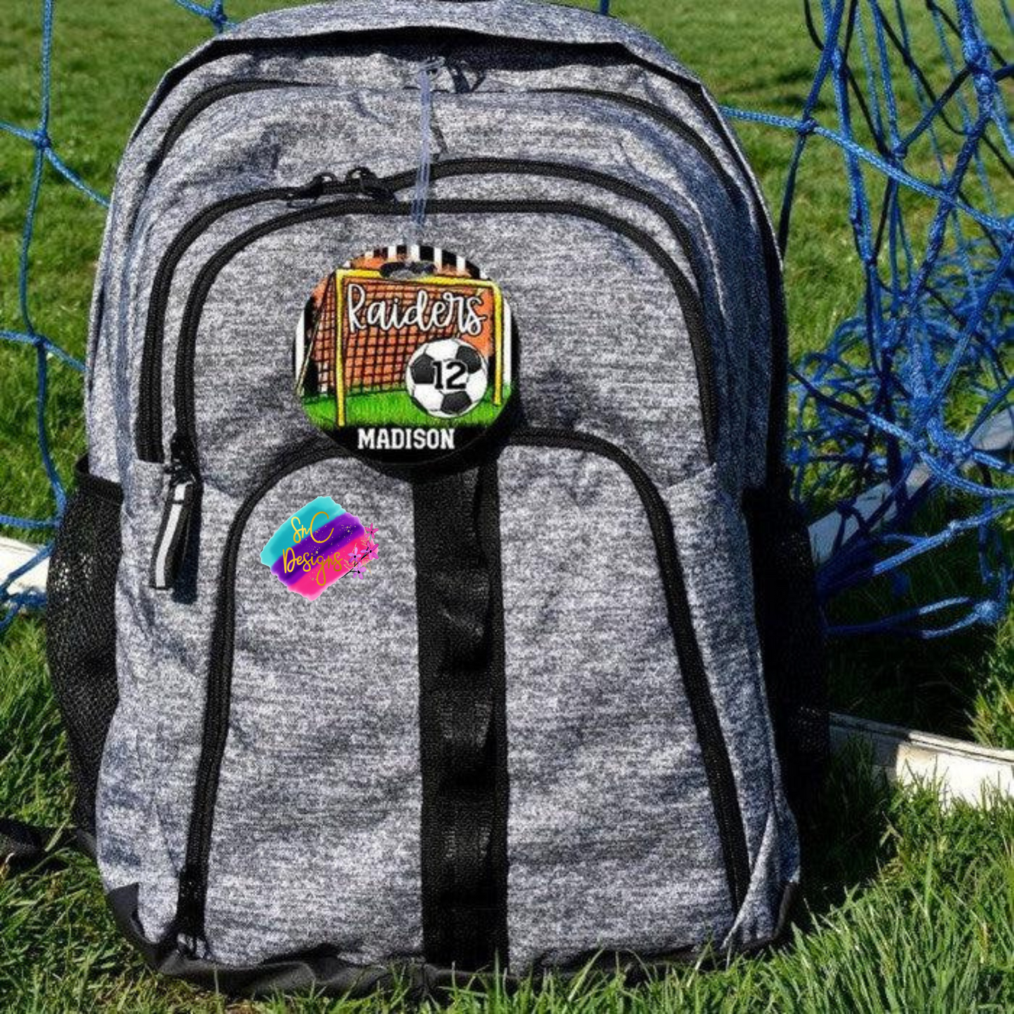Soccer Goal Bag Tags