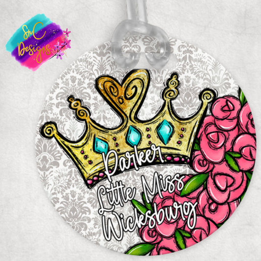 Pageant Bag Tags