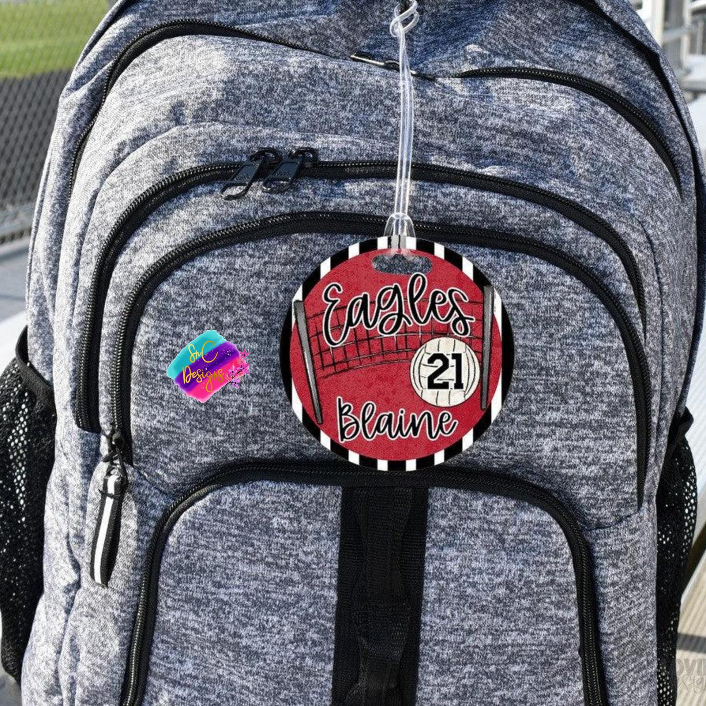 Volleyball Bag Tags