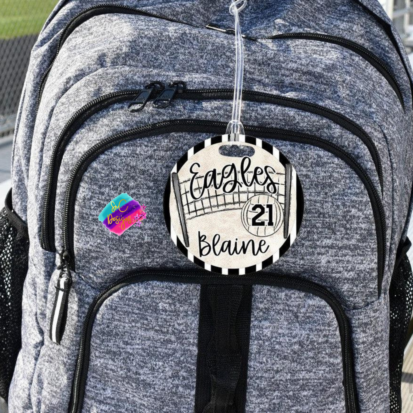 Volleyball Bag Tags