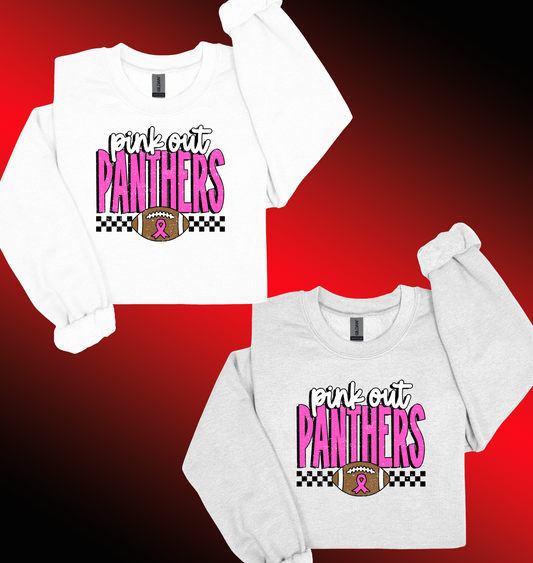 Pink Out Panthers Crewneck Sweatshirt