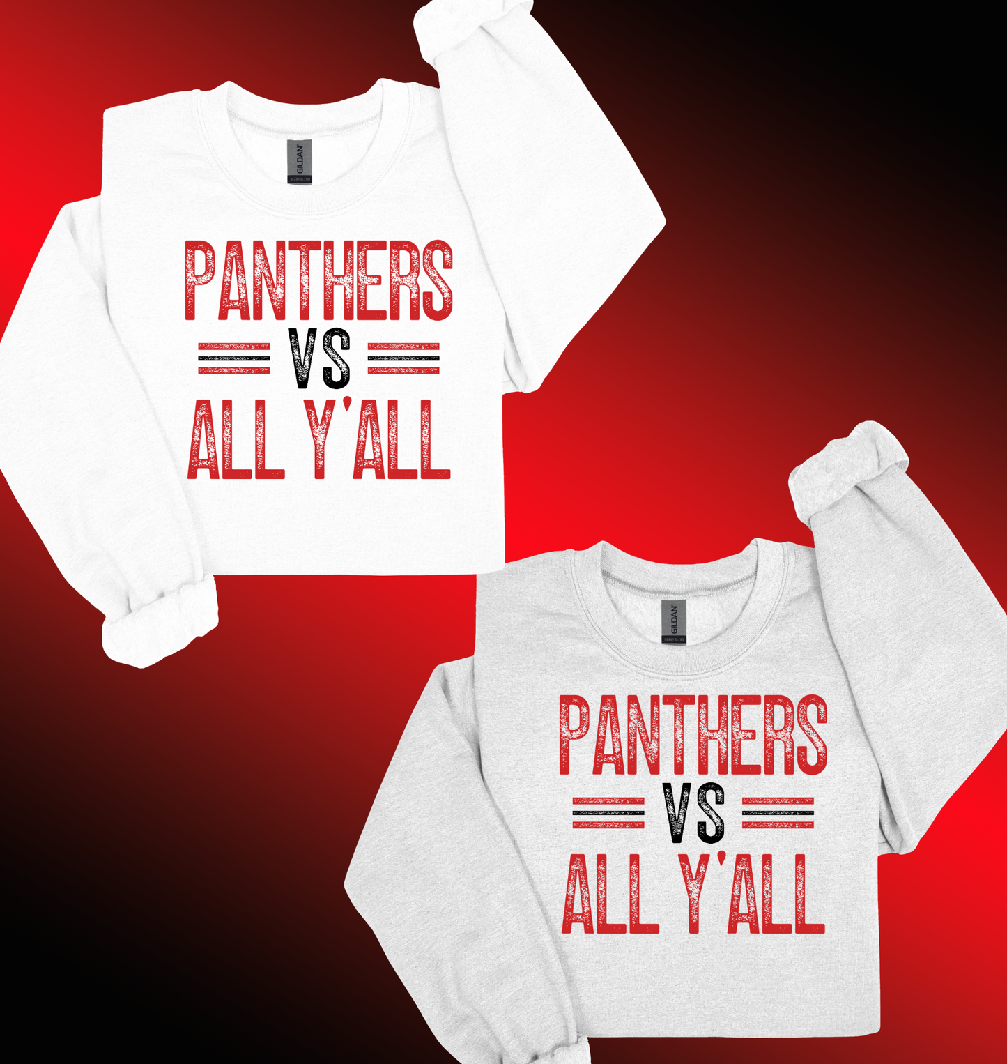 Panthers VS All Y'all Crewneck Sweatshirt
