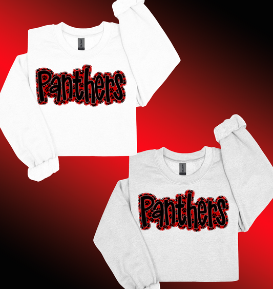 Panthers Lettering Crewneck Sweatshirt