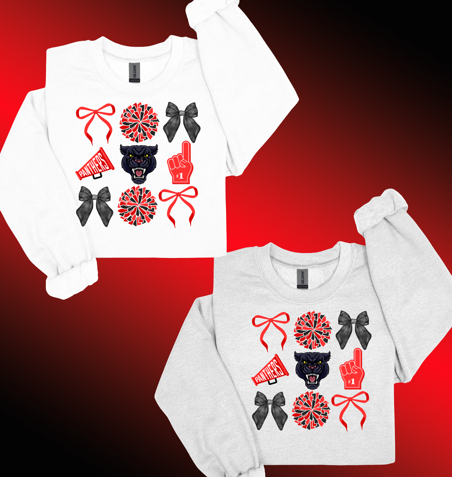 Panther Collage Crewneck Sweatshirt