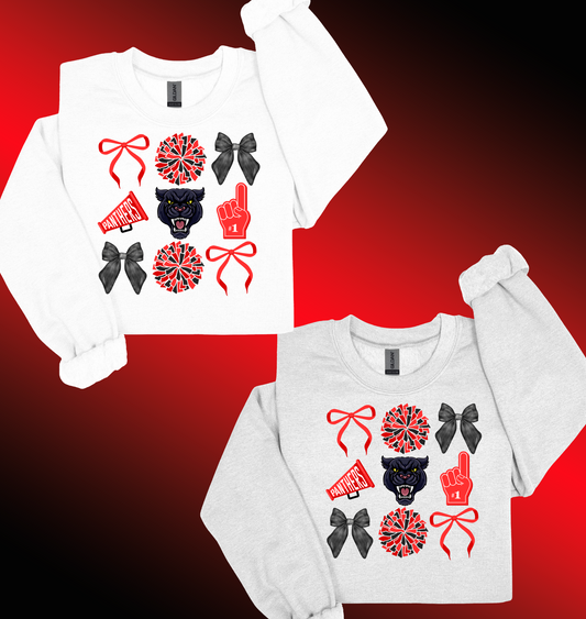 Panther Collage Crewneck Sweatshirt
