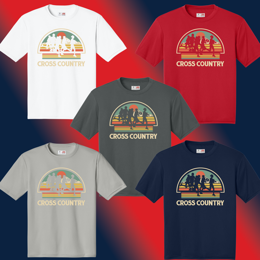 Northwest Texans Cross Country – Vintage Run A4 Performance Tee