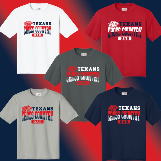 Northwest Texans | Cross Country Family A4 Performance Tee