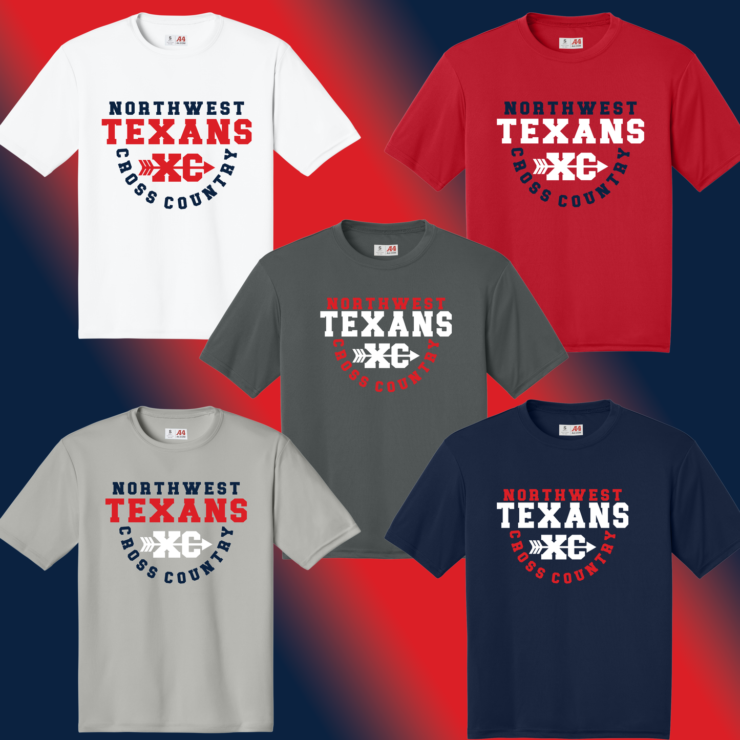 Northwest Texans | XC Heritage A4 Performance Tee