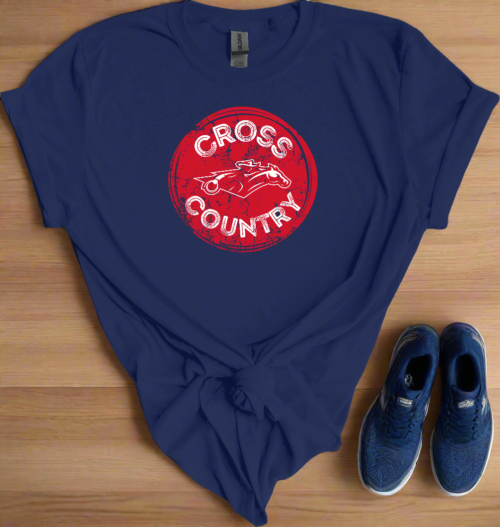 Cross Country Distressed T-Shirt