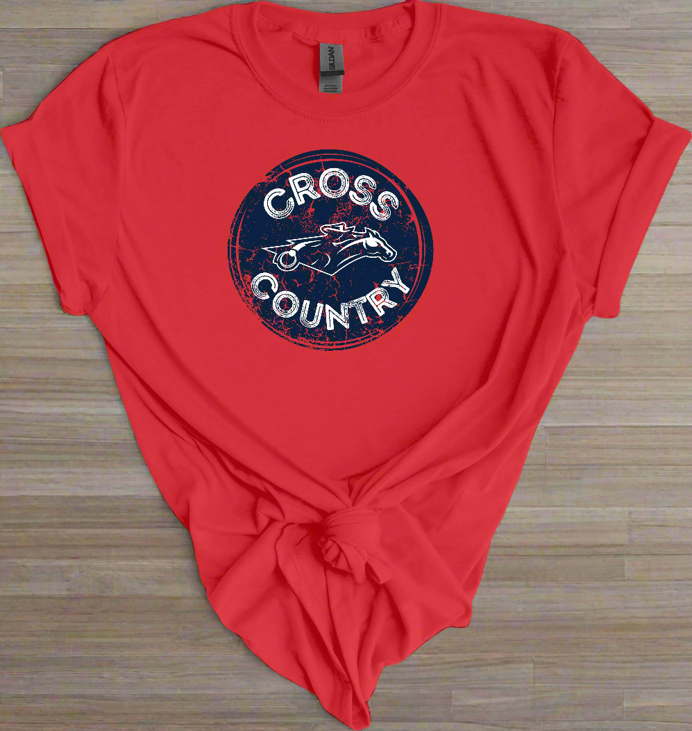 Cross Country Distressed T-Shirt