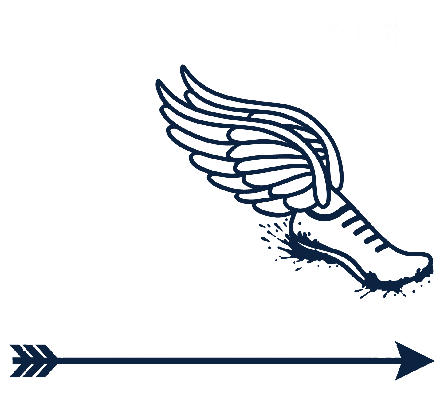 Senior 2027 | XC Grunge T-Shirt