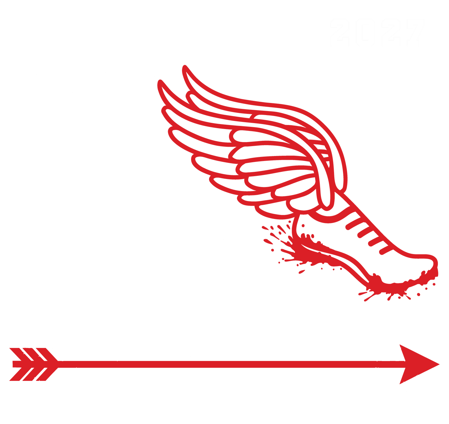 Senior 2027 | XC Grunge T-Shirt