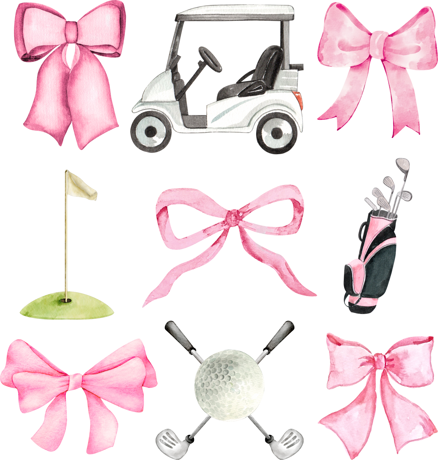 Pioneer Pink Golf Performance Tee