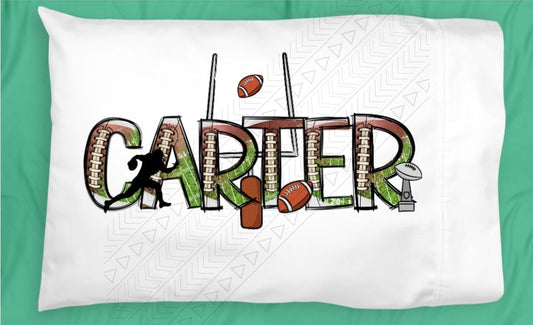 Football Pillowcase Personalized Pillowcases