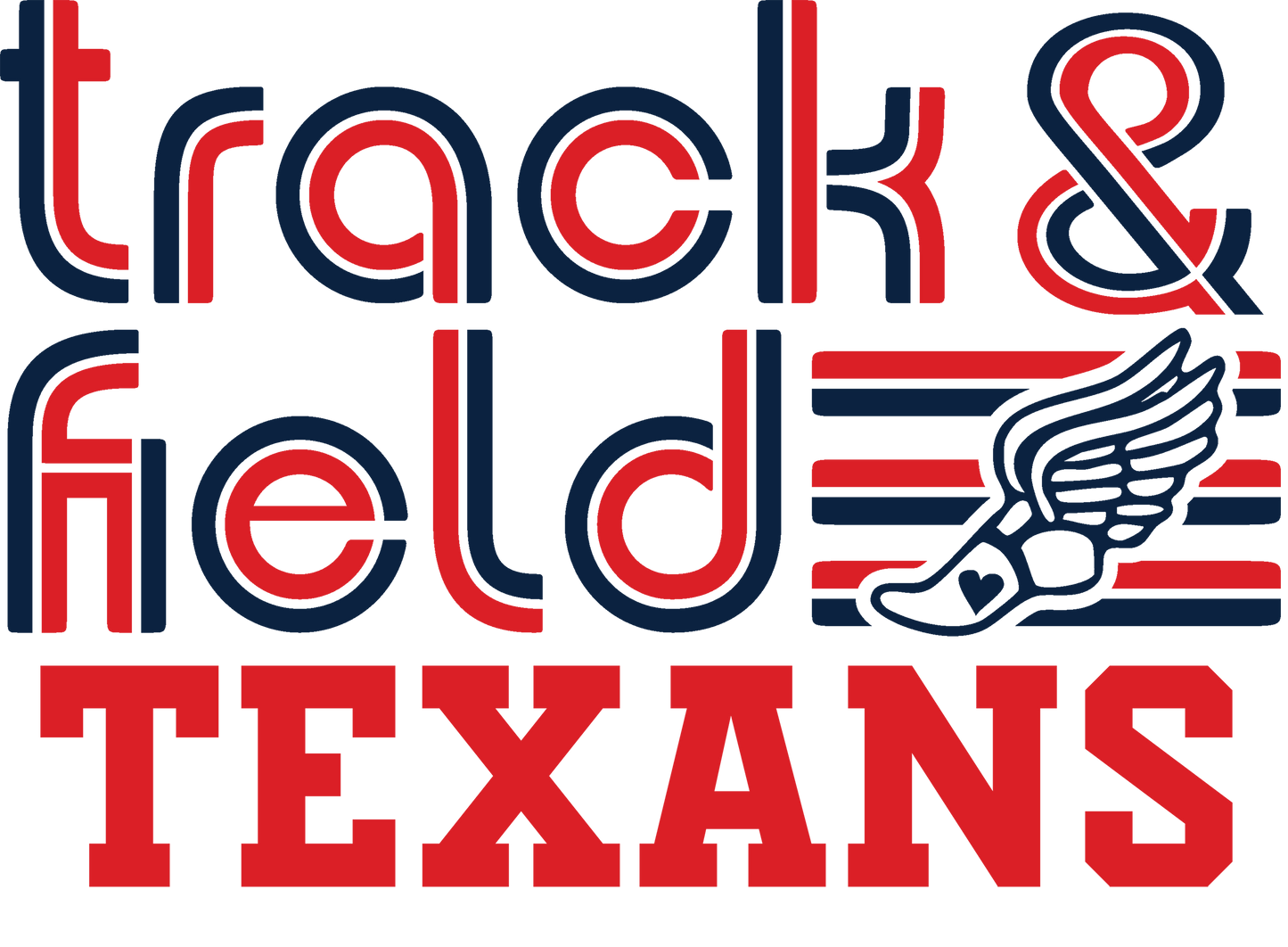 Track & Field Retro Line Crewneck | Northwest Texans