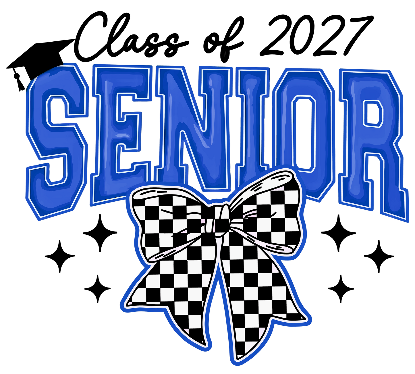 Senior 2027 | Skater Bow T-Shirt