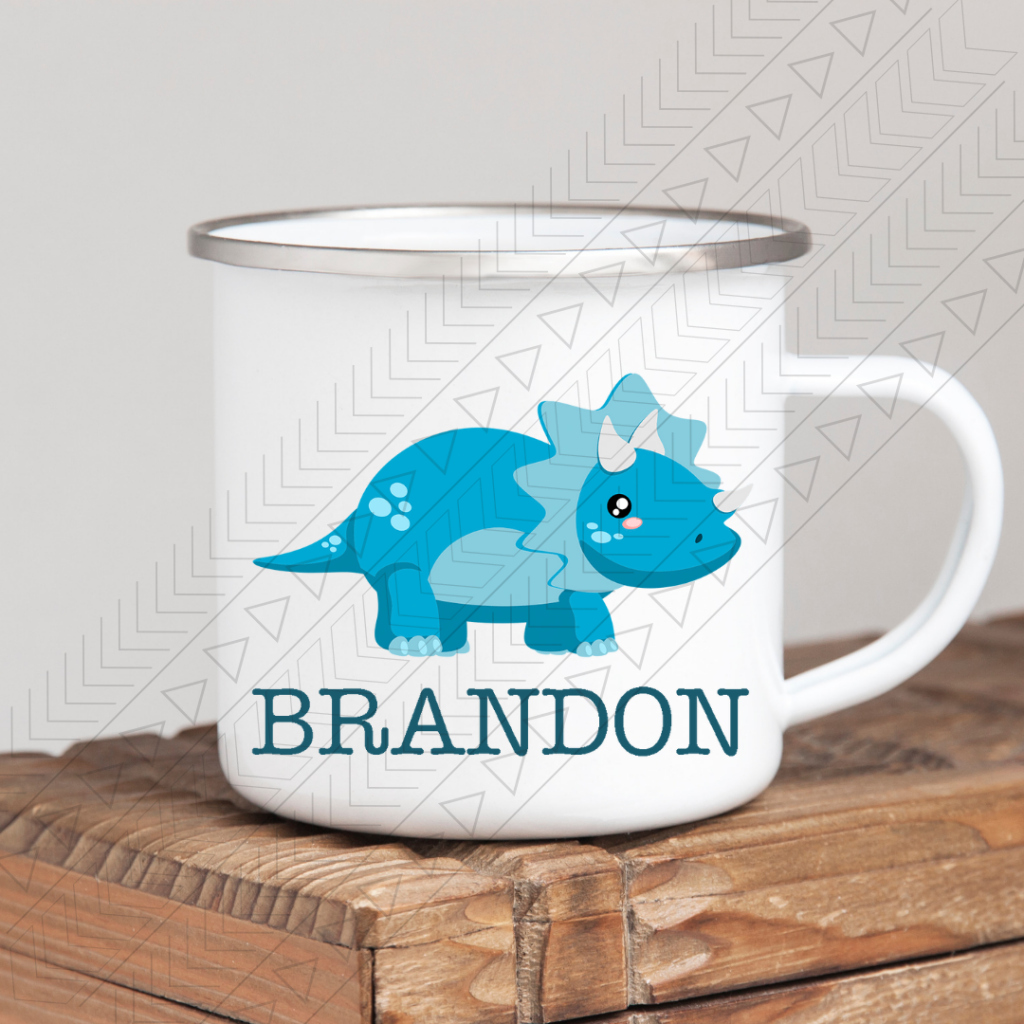 Triceratops Enamel Mug Mug